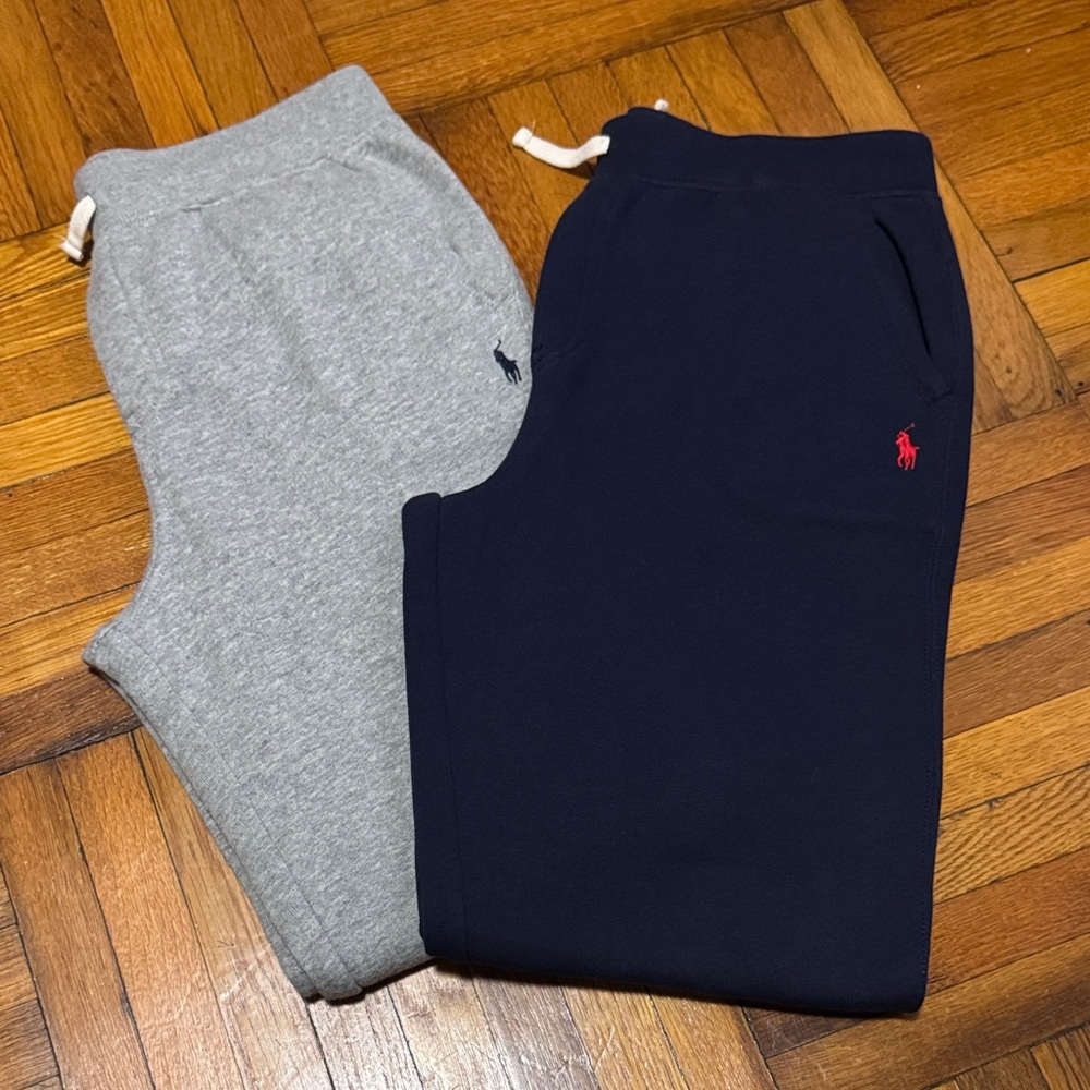 Polo by Ralph Lauren Kids' Gray and Navy Sweatpants